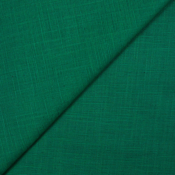 Lin et coton uni vert
