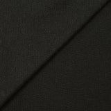 Maille 100% coton envers bouclette noir