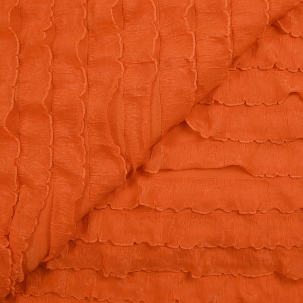 Maille à volants orange