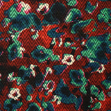 Maille chevron imprimée miraculeux fond bordeaux