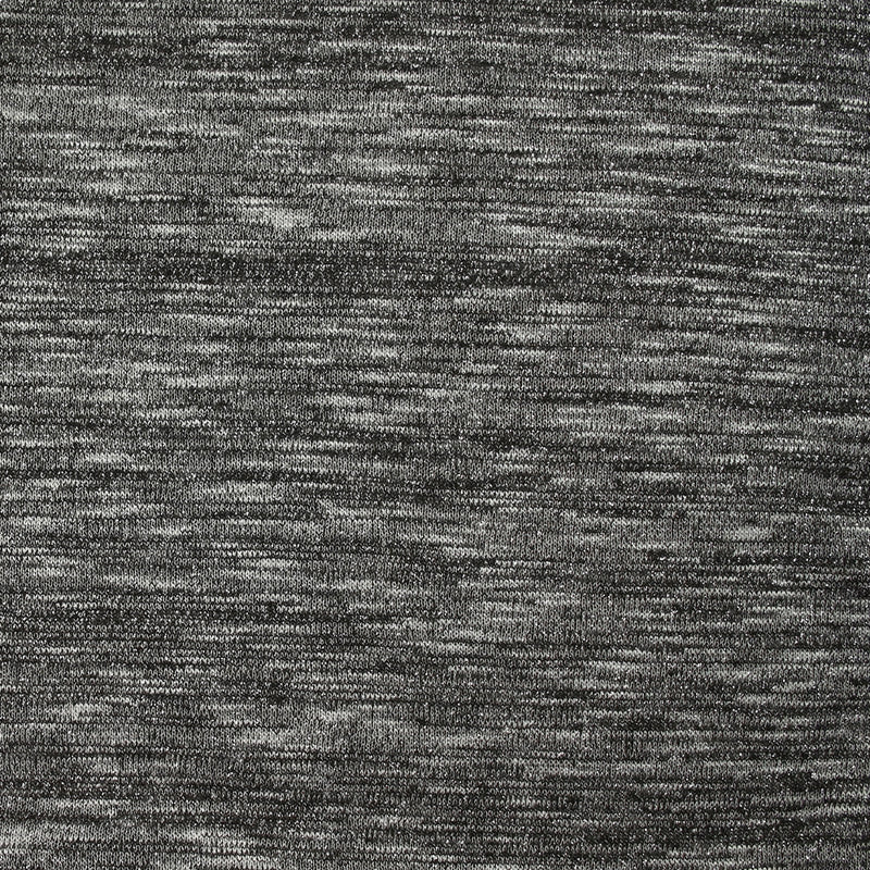 Maille chinée Elisa lurex argent fond noir