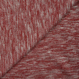 Maille chinée Elisa lurex argent fond rouge