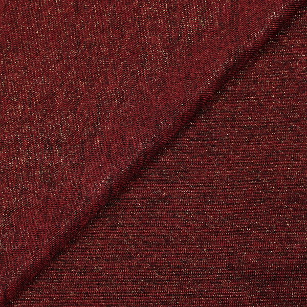 Maille chinée irisée Mindy fond rouge bordeaux