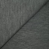 Maille chinée polyester gris souris