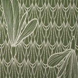 Maille côtelée ailes de papillon fond kaki