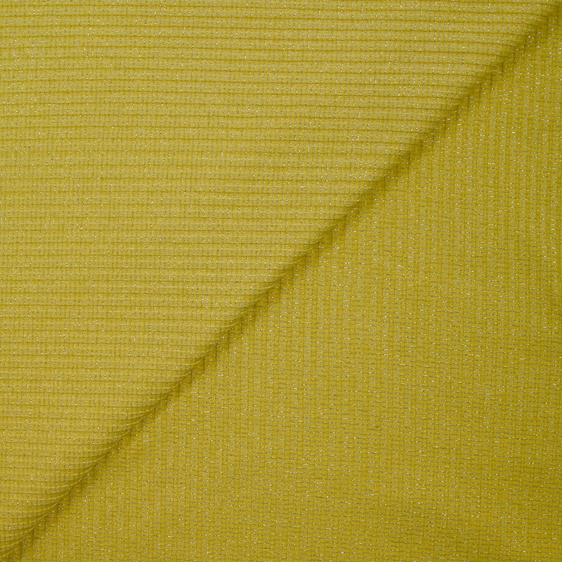 Maille côtelée Lurex Cindy jaune