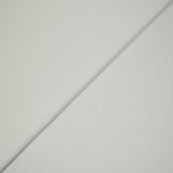 Maille côtelée polyester fine blanc