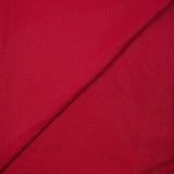 Maille côtelée polyester fine rouge