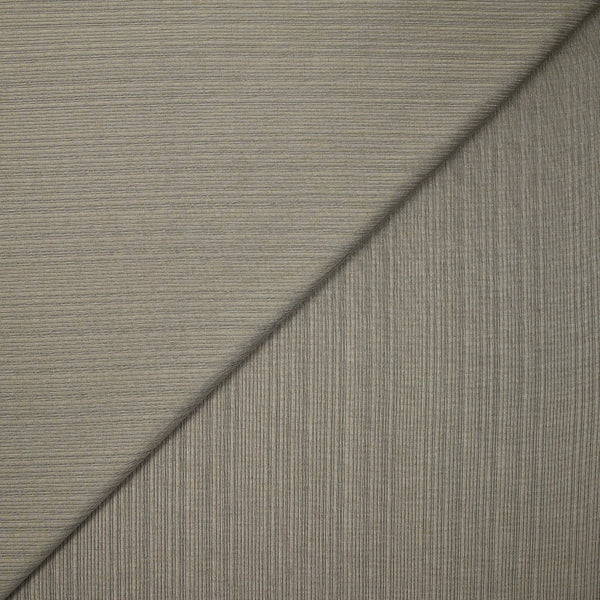 Maille côtelée polyester fine taupe
