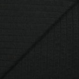 Maille côtelée Sana noir