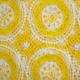 Maille crochet soleil festonnée