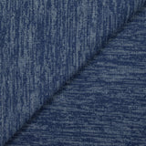 Maille de polyester chinée bleu roi