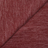 Maille de polyester chinée bordeaux