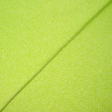 Maille de polyester chinée et mouchetée vert chartreuse