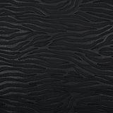 Maille de polyester fantaisie zèbre noir