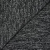 Maille de polyester gris chiné anthracite