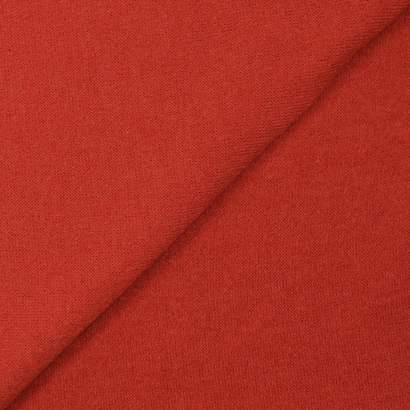 Maille de polyester rouge feu