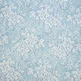 Maille dentelle ajourée Caroline bleu ciel