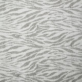 Maille dentelle ajourée feuillage blanc fond blanc