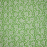 Maille dentelle ajourée Flore vert pomme