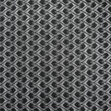 Maille dentelle fleurs stylisées fond noir