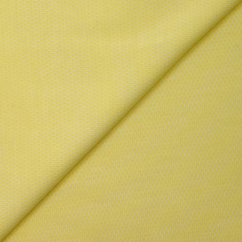 Maille fantaisie Marlène jaune et blanc