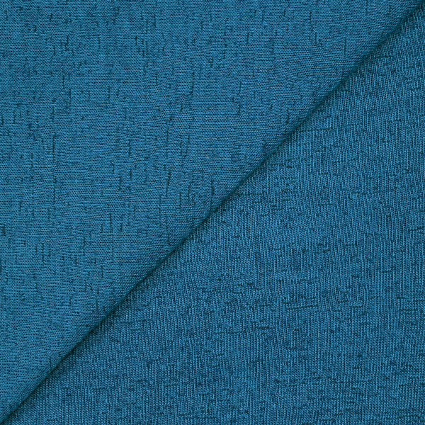 Maille fine flammée bleu