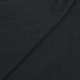 Maille gaufrée polyester noir