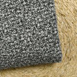 Maille jacquard laine mélangée évasion noir et blanc