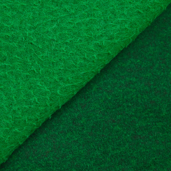 Maille laine mélangée feutrée vert