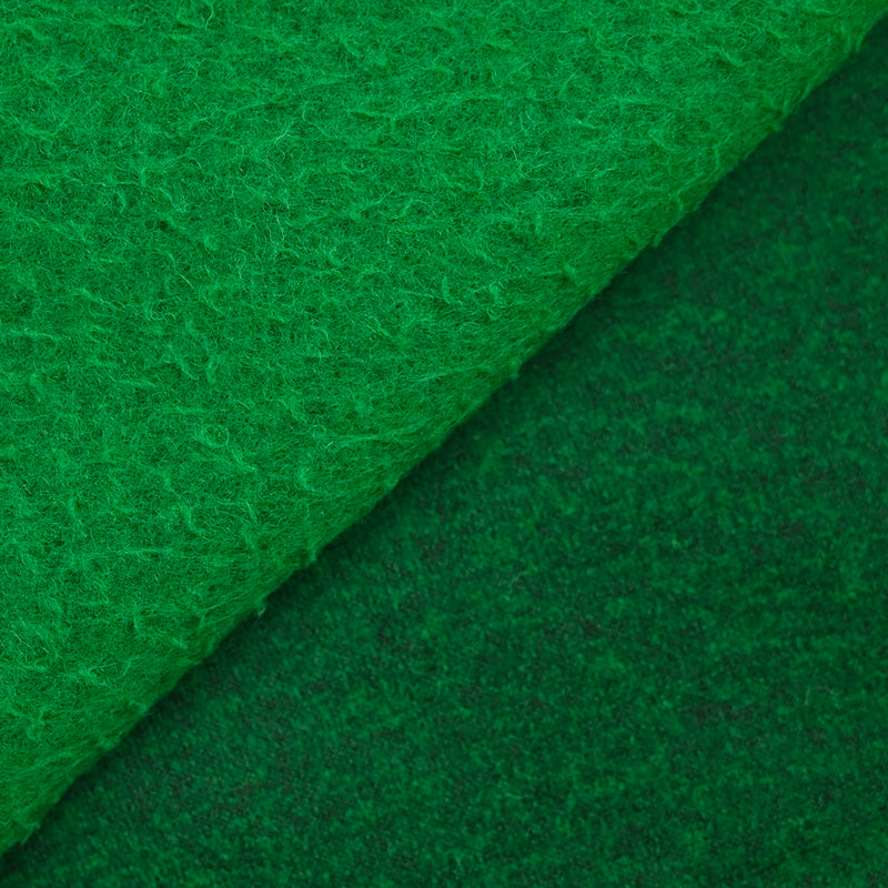 Maille laine mélangée feutrée vert