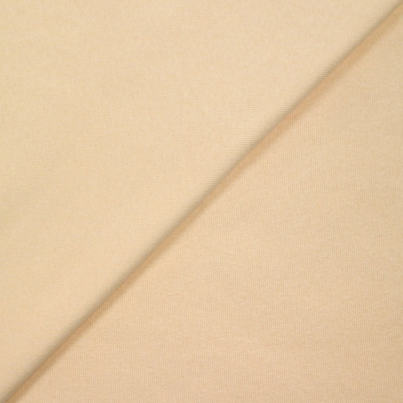 Maille Milano coton pêche blanche