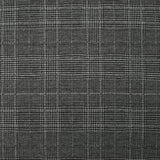 Maille Milano polyester Lurex prince-de-galles noir et blanc