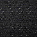 Maille Milano polyviscose triangle gris et indigo fond noir