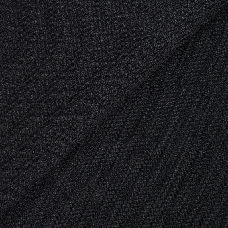 Maille nid d'abeille noir