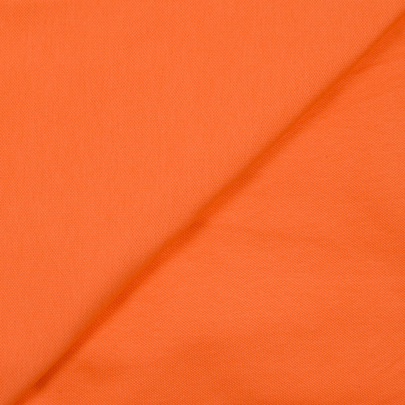 Maille polo coton mandarine