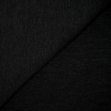 Maille polyester chinée gris fond noir