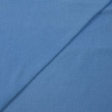 Maille polyviscose fine rayée bleu ciel