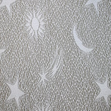 Maille résille plissée constellation gris bleu