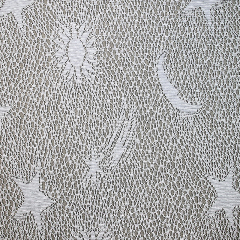 Maille résille plissée constellation gris bleu