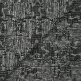 Maille texturée folie invasive gris et noir