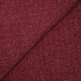 Maille tricot chevrons métallisée doré fond framboise