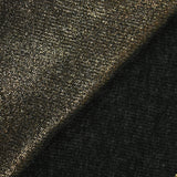 Maille tricot côtelée dorée