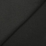 Maille tricot côtelée noir
