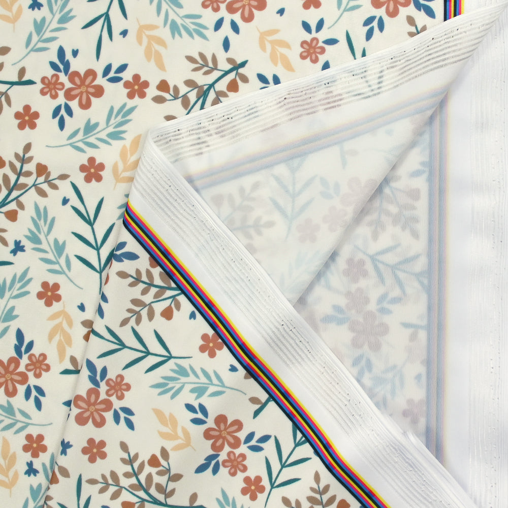 Tissu Pour Maillot De Bain - Polyester/élasthanne Rose Imprimé Floral - Vente Au Mètre - Largeur 46-60"