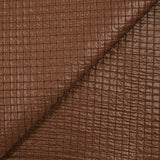 Matelassé à carreaux marron