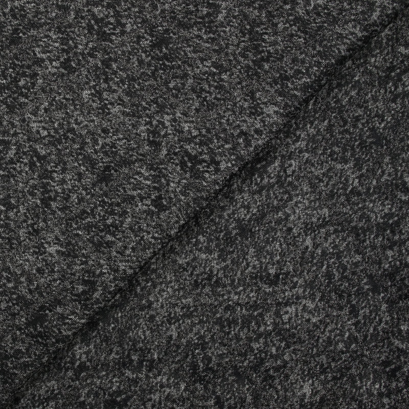 Matelassé étoiles chiné gris anthracite