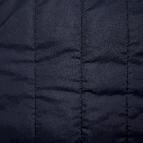 Matelassé polyester rayure bleu foncé