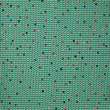 Microfibre imprimée polyester confetti végétal fond vert