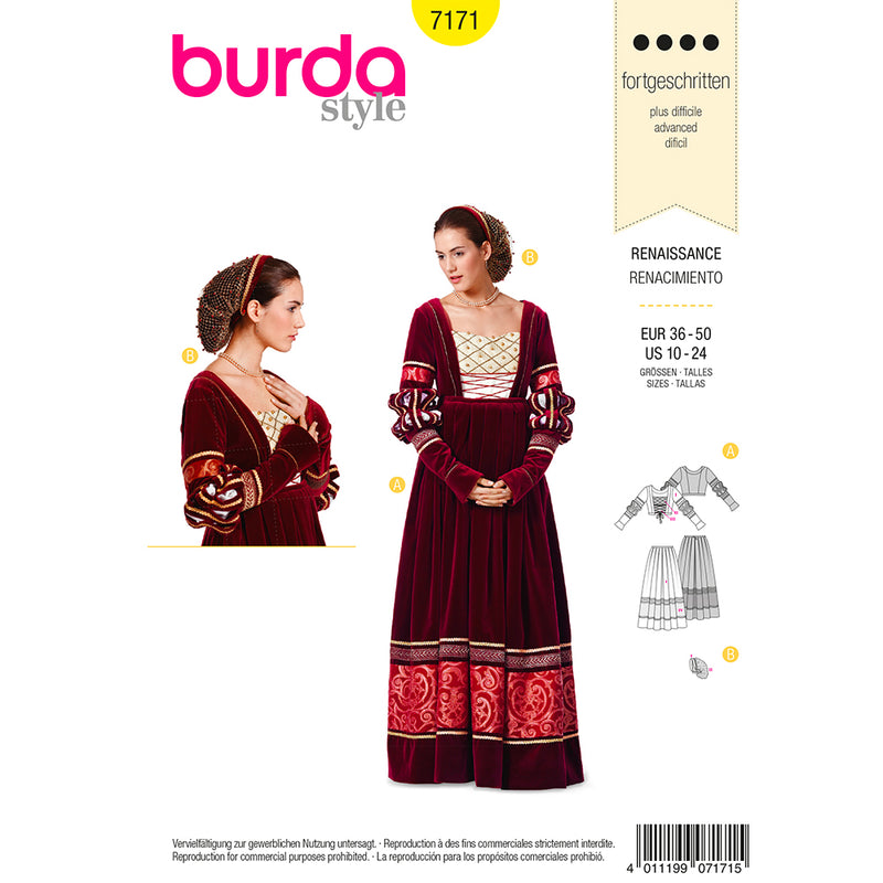 Patron n°: 7171 Déguisement historique